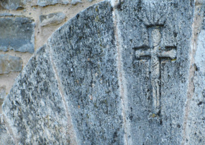 Cristo de Lecina, en Casa Carruesco.