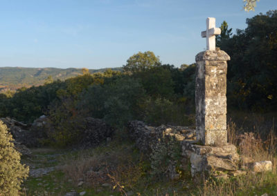 Cruz de término, Lecina.