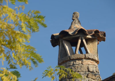 Chimenea troncocónica en Lecina.